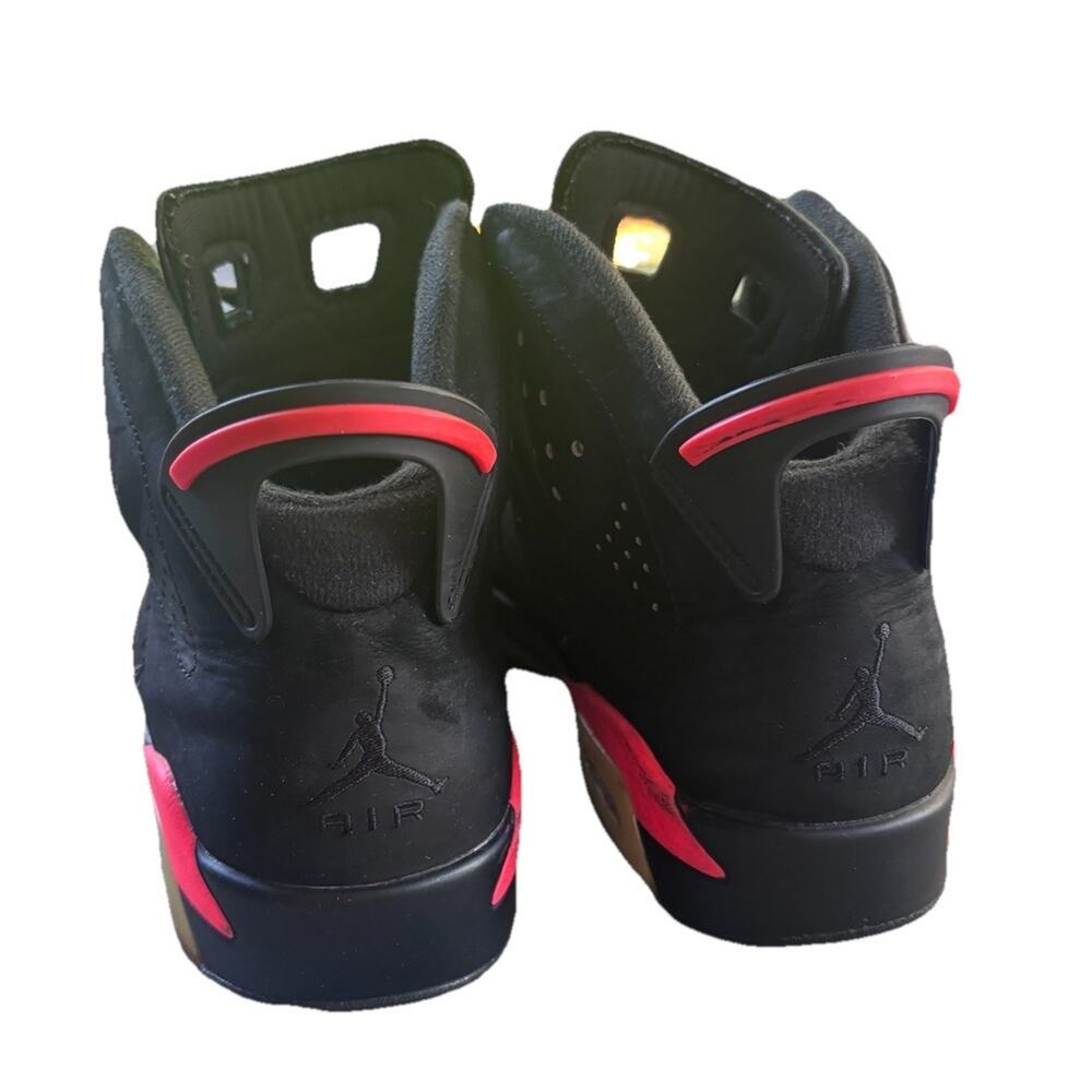 Sz 8.5 Jordan 6 Retro Infrared Black 2014 384664-023 Authentic Quick Ship - Picture 3 of 9